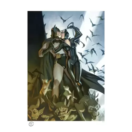 DC Comics Kunstdruck Batman & Catwoman 46 x 61 cm - ungerahmt termékfotója