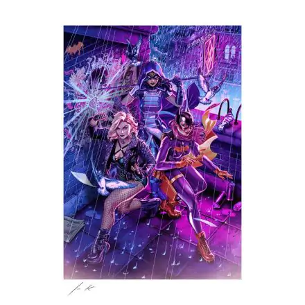 DC Comics Kunstdruck Birds of Prey by John Keaveney 46 x 61 cm - ungerahmt Produktfoto