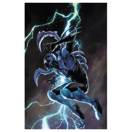 DC Comics Kunstdruck Blue Beetle 41 x 61 cm - ungerahmt Produktfoto