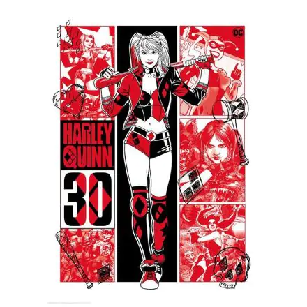 DC Comics Kunstdruck Harley Quinn 30th Anniversary Limited Edition 42 x 30 cm Produktfoto