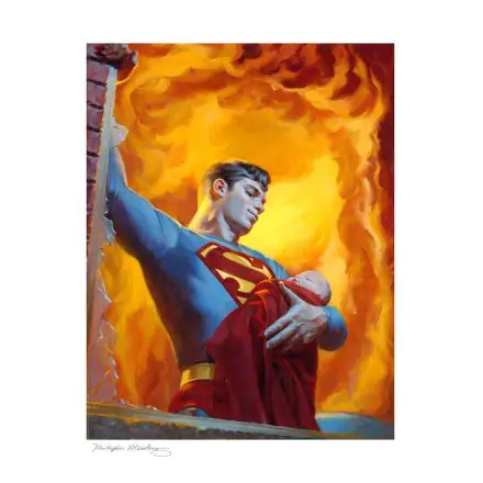 DC Comics Kunstdruck Saving Grace: A Hero's Rescue 46 x 56 cm - ungerahmt Produktfoto
