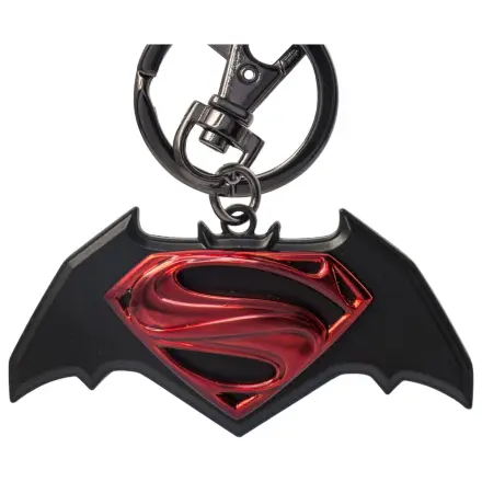 DC Comics Zinn-Schlüsselanhänger Batman vs. Superman Logo Produktfoto