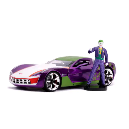 DC Comics Diecast Model 1/24 2009 Chevy Corvette Stingray with Figur Produktfoto