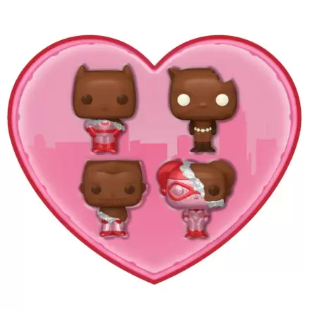 DC Valentines Pocket POP! Vinyl Figuren 4er-Pack Choc 4 cm termékfotója