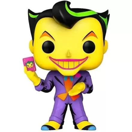 DC Comics Funko POP! Heroes Vinyl Figur Joker (Black Light) 9 cm termékfotója