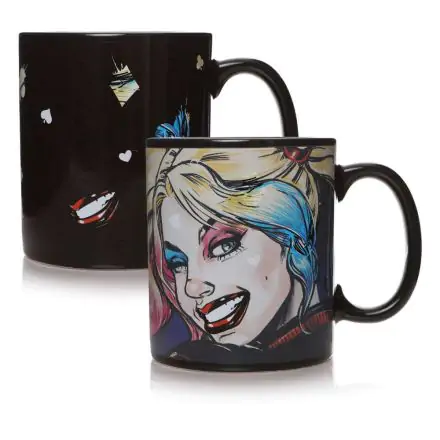 DC Comics Tasse mit Thermoeffekt Harley Quinn Produktfoto