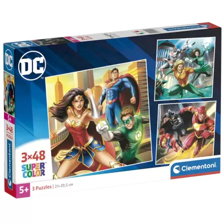 DC Comics Justice League Puzzle 3x48St termékfotója