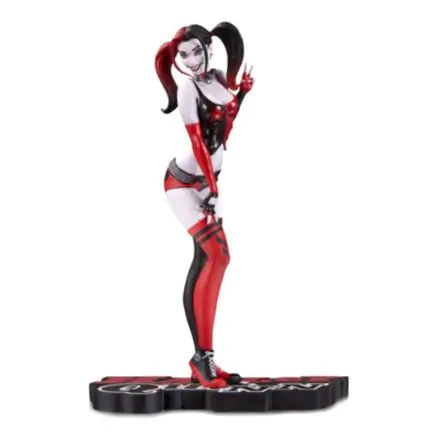 DC Comics Red, White & Black Statue Harley Quinn by Scott Campbell 18 cm Produktfoto
