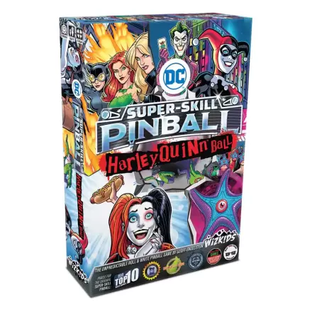 DC Comics Super-Skill Pinball: Harley Quinn Ball Brettspiel *Englische Version* Produktfoto