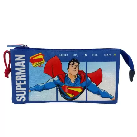 DC Comics Superman dreifaches Federmäppchen Produktfoto