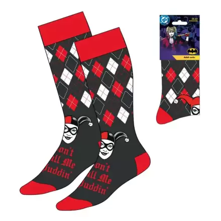 DC Comics Socken Harley Quinn Don't Call Me Puddin 36-43 Produktfoto