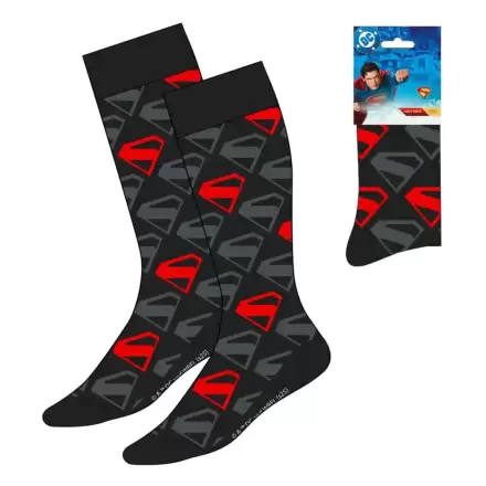 DC Comics Socken Superman Logo Schwarz 38-45 Produktfoto