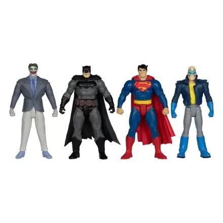 DC Direct Page Punchers Actionfiguren 4er-Pack Batman & Son of Batman & Superman & Joker 7 cm Produktfoto