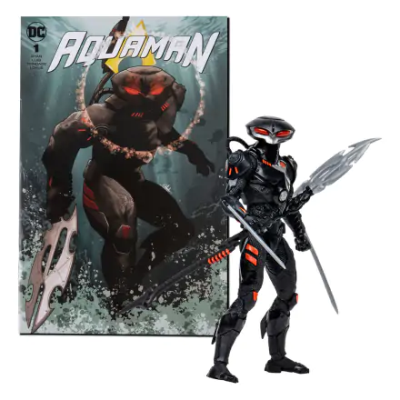 DC Direct Page Punchers Actionfigur & Comic Black Manta (Aquaman) 18 cm termékfotója
