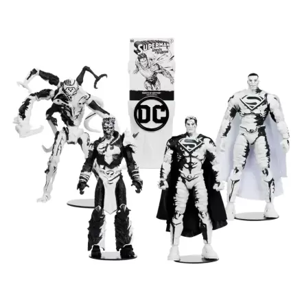 DC Direct Page Punchers Actionfiguren & Comic 4er Pack Superman Series (Sketch Edition) (Gold Label) 18 cm termékfotója