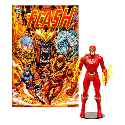 DC Direct Page Punchers Actionfigur & Comic The Flash Barry Allen (The Flash Comic) 18 cm Produktfoto