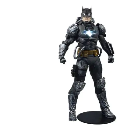 DC Multiverse Actionfigur Batman Hazmat Suit Gold Label Light Up Batman Symbol 18 cm Produktfoto
