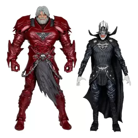 DC Multiverse McFarlane Sammler-Edition Actionfigur 2er-Pack #04 Batman who laughs (Knight Armor) & Merciless (Dark Multiverse) 18 cm Produktfoto
