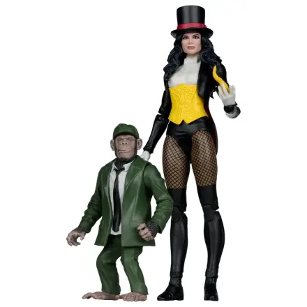 DC Multiverse McFarlane Actionfigur Zatanna with Detective Chimp Collector Edition #53 18 cm Produktfoto