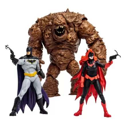 DC Multiverse Actionfiguren Multipack Clayface, Batman & Batwoman (DC Rebirth) (Gold Label) 18 cm Produktfoto