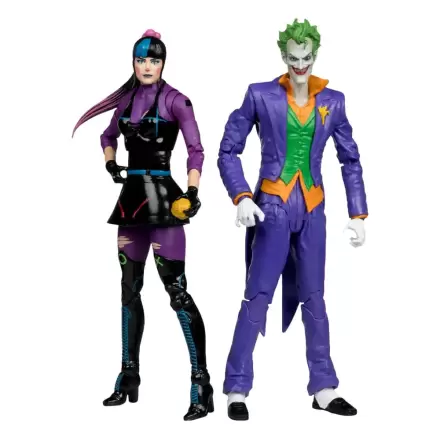 DC Multiverse Actionfiguren 2er-Pack The Joker & Punchline 18 cm termékfotója