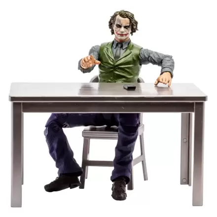 DC Multiverse Actionfigur The Joker (Jail Cell Variant) (The Dark Knight) (Gold Label) 18 cm termékfotója