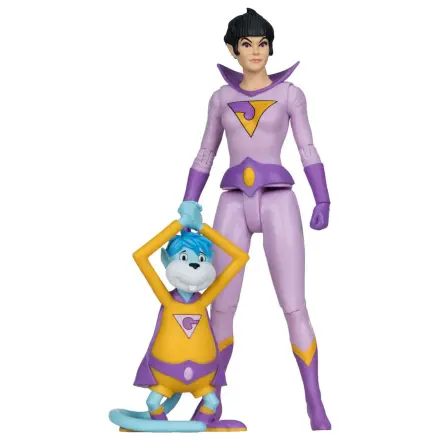 DC Retro Super Friends Actionfigur Jayna & Gleek (Red Platinum Edition) 15 cm Produktfoto