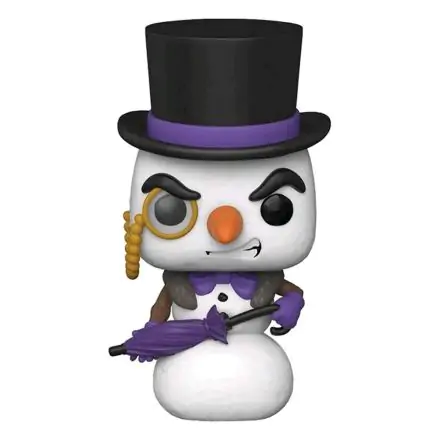 DC Super Heroes POP! Heroes Vinyl Figur Penguin Snowman Exclusive 9 cm Produktfoto
