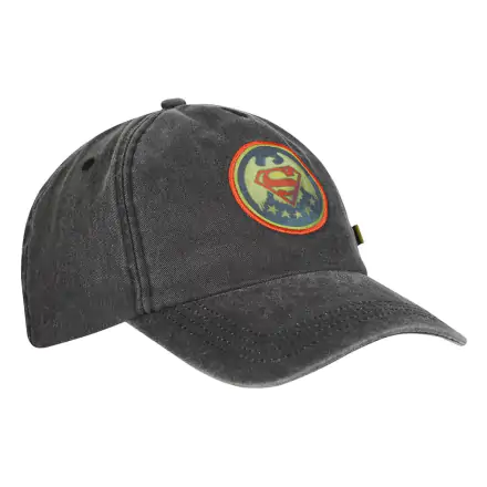 DC Superman Baseball Cap Vintage Wash Produktfoto