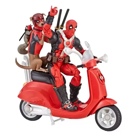 Deadpool Corps Marvel Legends Fahrzeug mit Figur Deadpool with Scooter 15 cm Produktfoto