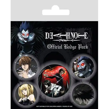 Death Note Ansteck-Buttons 5er-Pack Characters termékfotója