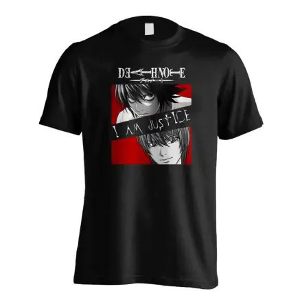Death Note T-shirt I Am Justice Produktfoto