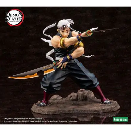 Demon Slayer: Kimetsu no Yaiba ARTFXJ Statue 1/8 Tengen Uzui Regular Edition 23 cm termékfotója