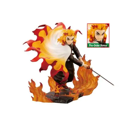 Demon Slayer: Kimetsu no Yaiba ARTFXJ Statue 1/8 Kyojuro Rengoku Bonus Edition 22 cm Produktfoto