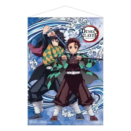 Demon Slayer: Kimetsu no Yaiba Wandbild Tanjiro Kamado und Giyu Tomioka Water Breathing termékfotója