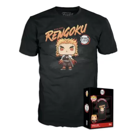 Demon Slayer: Kimetsu no Yaiba Boxed Tee T-Shirt Rengoku Produktfoto