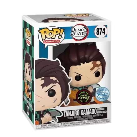 Demon Slayer: Kimetsu no Yaiba Funko POP! Animation Figur Tanjiro 9cm Chase (Glow) Produktfoto