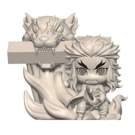 Demon Slayer: Kimetsu no Yaiba Hold PVC Statue Rengoku Kyojuro 8 cm Produktfoto