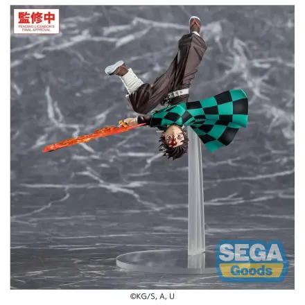 Demon Slayer: Kimetsu no Yaiba Luminasta PVC Figur Tanjiro Kamado Hinokami Kagura Setting Sun Transformation 15 cm Produktfoto