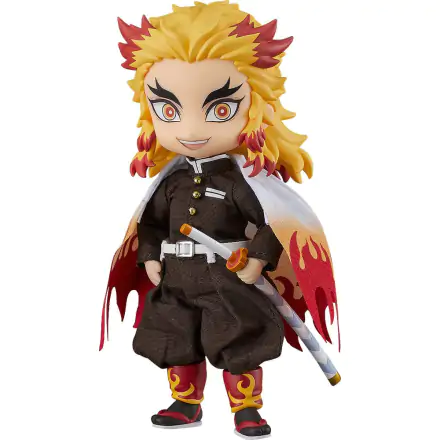 Demon Slayer: Kimetsu no Yaiba Nendoroid Doll Actionfigur Kyojuro Rengoku 14 cm termékfotója