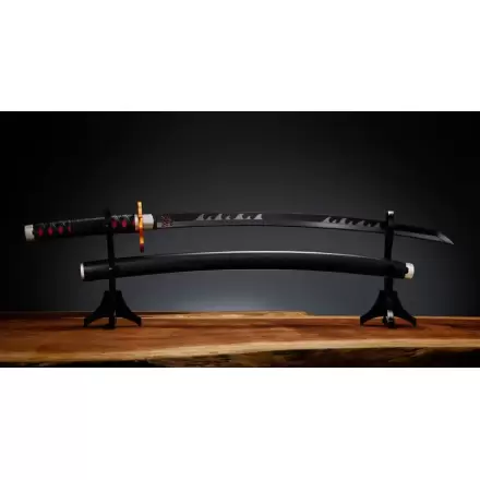 Demon Slayer: Kimetsu no Yaiba Proplica Replik 1/1 Nichirin Schwert (Tanjiro Kamado) Kyojuro Rengoku´s Sword Gueard Ver. 88 cm termékfotója