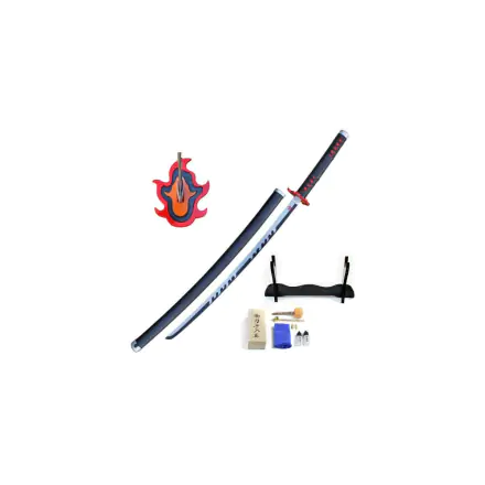Demon Slayer Kimetsu No Yaiba Replik 1/1 Schwert Tanjiro Kamado V2 Fire Breath 74 cm Produktfoto