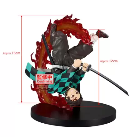 Demon Slayer Kimetsu no Yaiba Vibration Stars Tanjiro Kamado Figur 15cm termékfotója