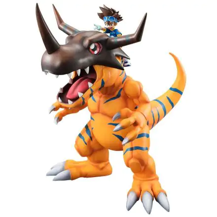Digimon Adventure G.E.M. Series PVC Statue Greymon & Taichi 25 cm Produktfoto