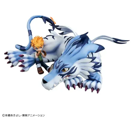 Digimon Adventure G.E.M. Serie PVC Figur Garurumon & Ishida Yamato 25 cm (Repeat) Produktfoto