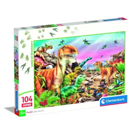 Dinosaur Land super Puzzle 104St termékfotója