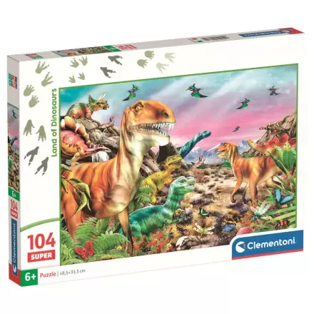Dinosaur Land super Puzzle 104St Produktfoto