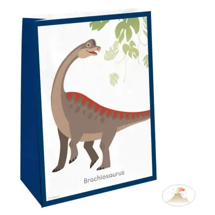 Dinosaur Papiertüten - 4 Stück Produktfoto