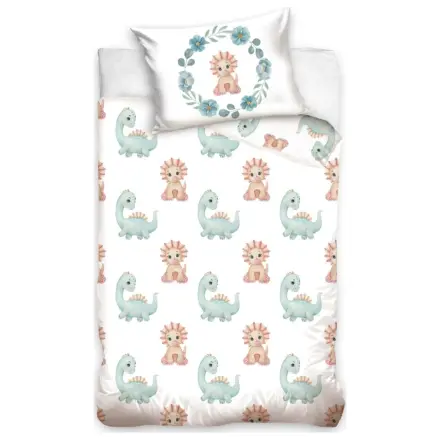 Dinosaur Pastel Kids Vorschule Bettbezug Produktfoto