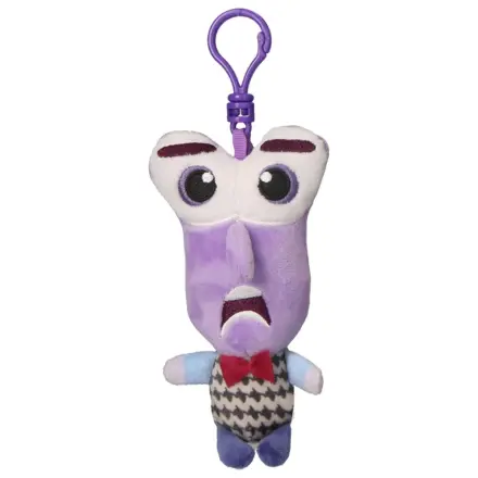 Disney Inside Out Fear 3D Plüsch Figur mit Aufhänger, Taschenanhänger 12 cm Produktfoto